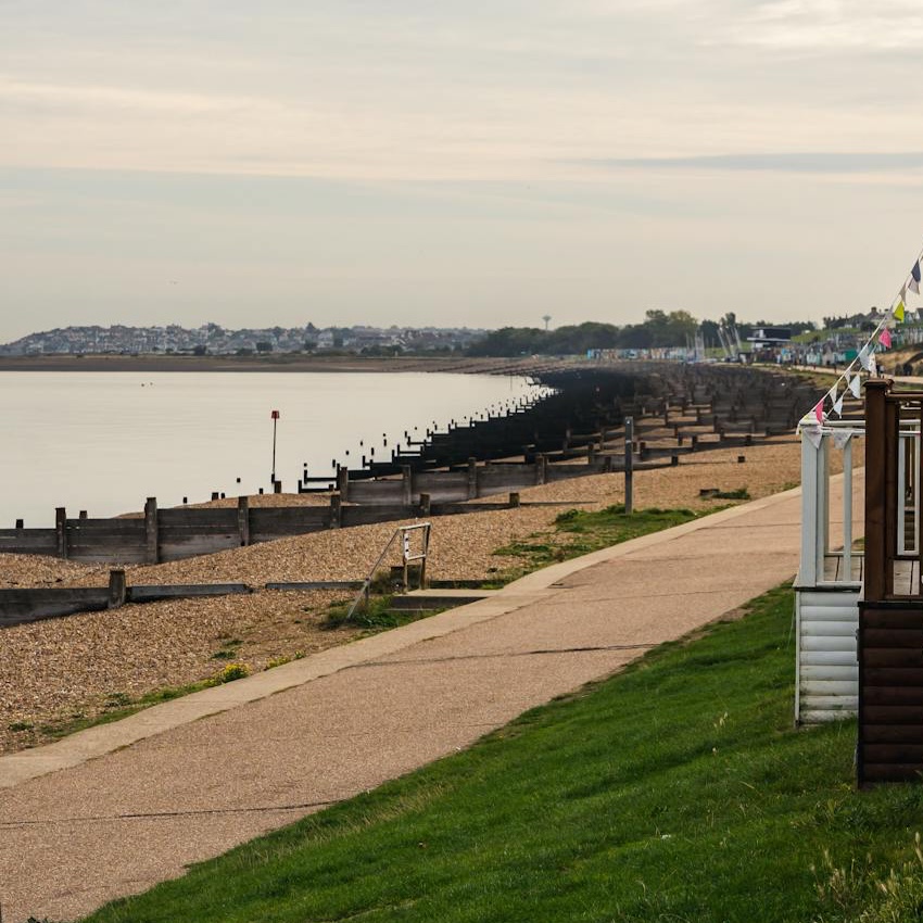 View of the coast at Whitstable